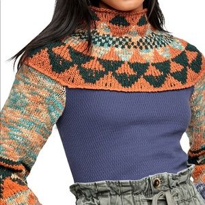 Free People Mock Sweater